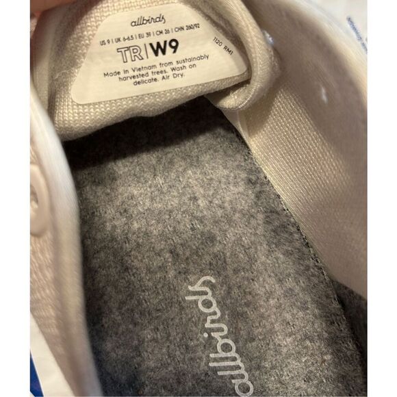 Allbirds Womens Tree Runners White Running Shoes Sneakers Size 9 - Picture 7 of 8